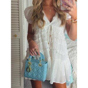 FREE PEOPLE Darcy Mini in Ivory Size Medium